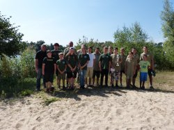 Gruppenbild vom Jugend-Freundschaftsangeln am 11.09.2016 am Sonneck-See
